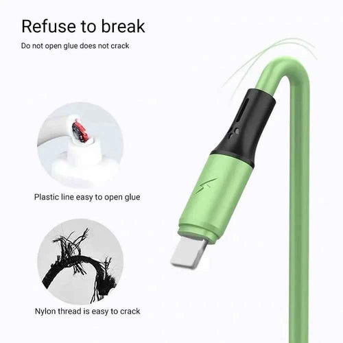 3 in 1 Charging Cable USB-C/Micro/Lightning – iPhone Huawei Samsung