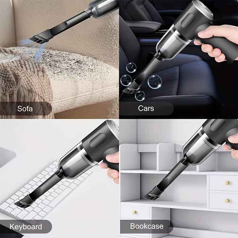 690000Pa Wireless Car Vacuum Cleaner – Wet & Dry Cordless
