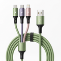 3 in 1 Charging Cable USB-C/Micro/Lightning – iPhone Huawei Samsung